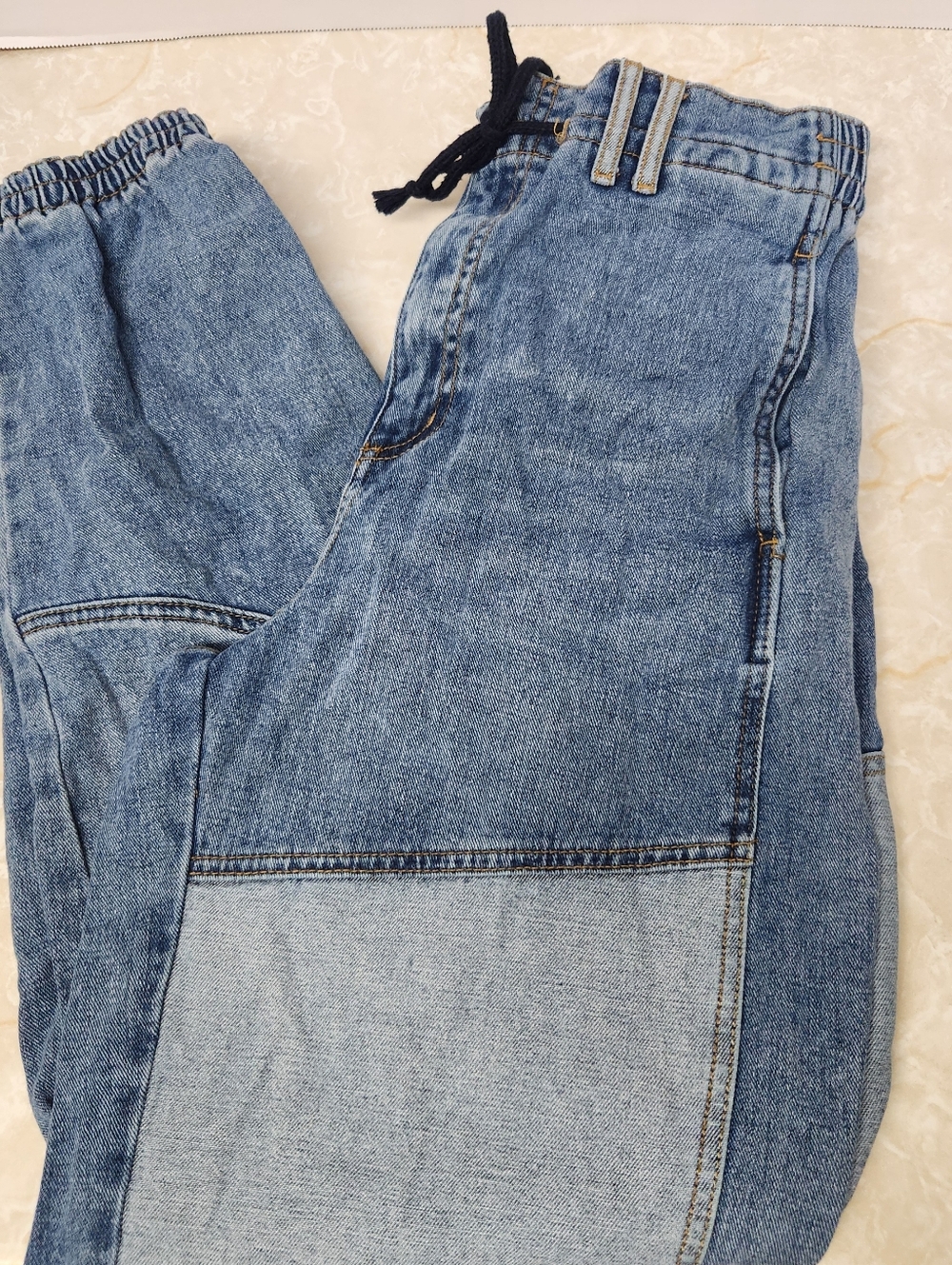 BDG Patchwork Denim Joggers Size Medium